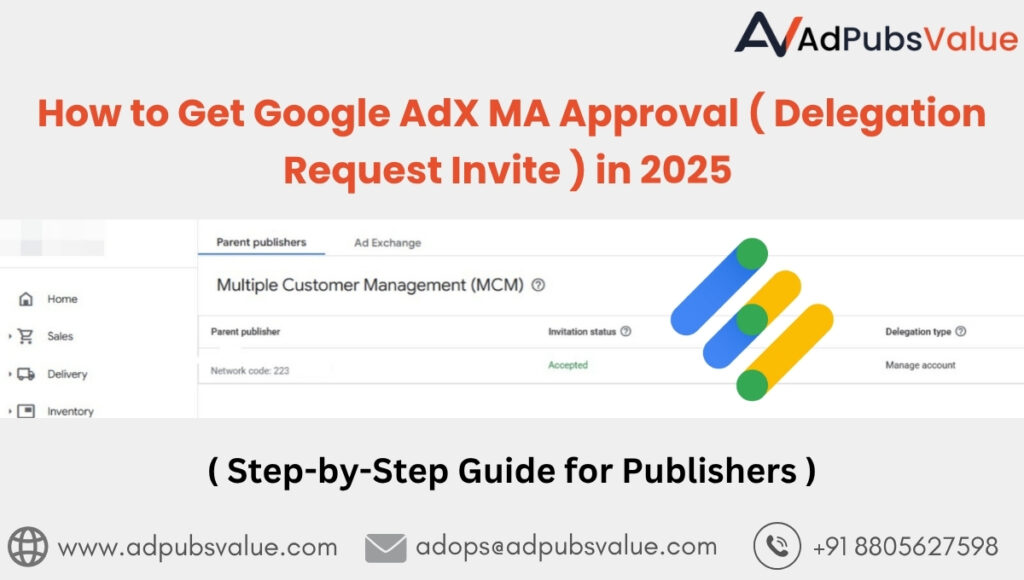 How to Get Google AdX MA Approval